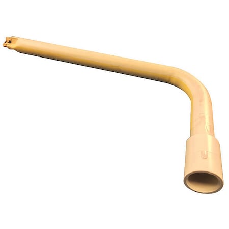 CPVC Stub Out, CTS, Schedule SDR-11, 1/2" Pipe Size, MNPT x CTS Hub