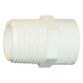CPVC Male Adapter, CTS, Schedule SDR-11, 1-1/4" Pipe Size, MIP x CTS Socket Hub