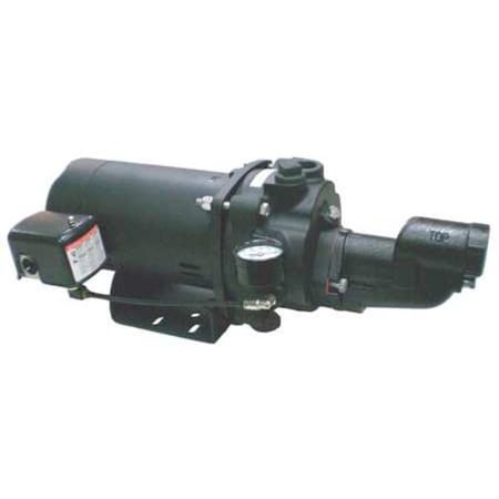 Shallow Well Jet Pump,CI,1/2HP,115/230V