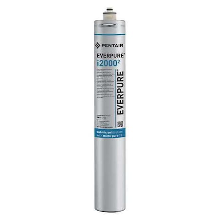 Quick Connect Filter, 1.7 gpm, 0.5 Micron, 3" O.D., 21 in H