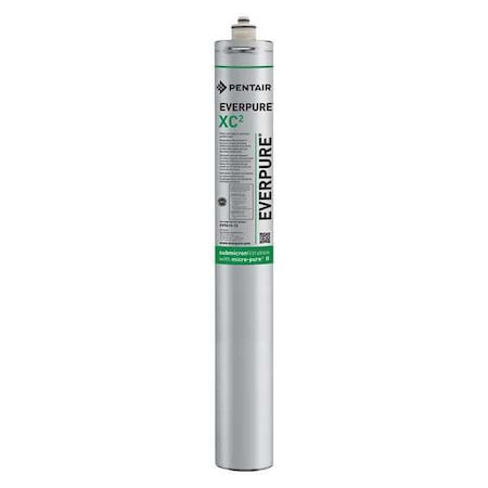 Quick Connect Filter, 1.7 gpm, 0.5 Micron, 3" O.D., 25 1/4 in H
