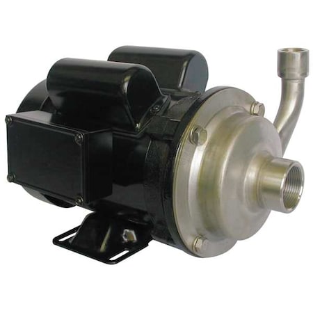 Pump, Centrifugal, SS, 3/4 HP, 1 PH
