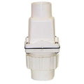 Check Valve with Union, Inline Swing, 1 1/2 in, Solvent Weld x Solvent Weld, PVC, 11 in