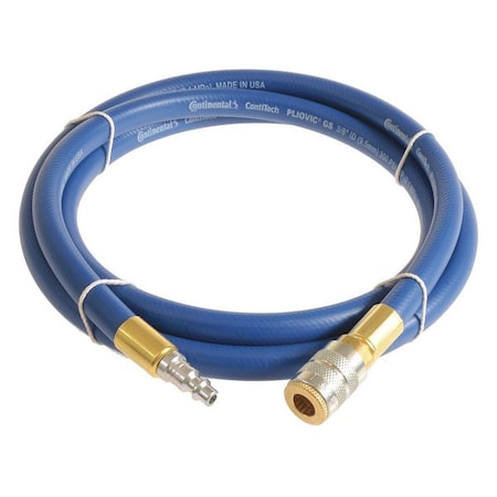1/4" x 10 ft PVC Coupled Multipurpose Air Hose 300 psi BL