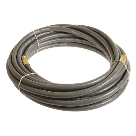 3/8" x 75 ft PVC Coupled Multipurpose Air Hose 300 psi GY