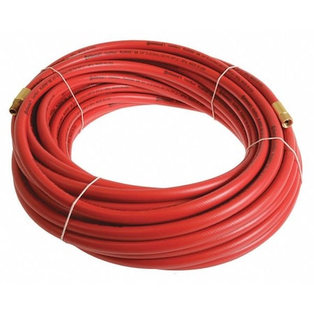1/4" x 25 ft PVC Coupled Multipurpose Air Hose 300 psi RD