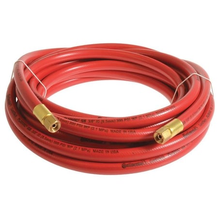1/4" x 75 ft PVC Coupled Multipurpose Air Hose 300 psi RD