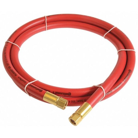1/4" x 5 ft PVC Coupled Multipurpose Air Hose 300 psi RD