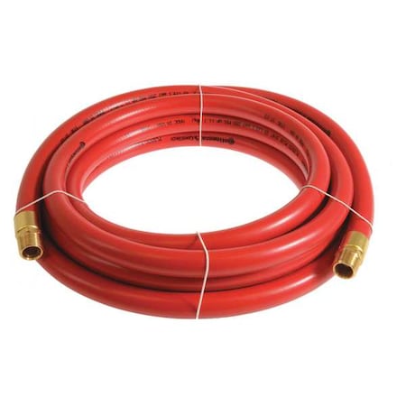 3/4" x 25 ft PVC Coupled Multipurpose Air Hose 250 psi RD