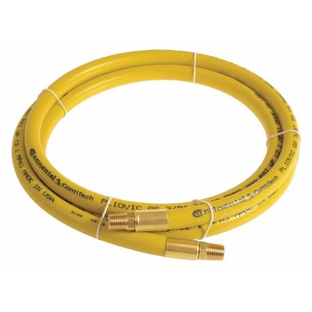 1/4" x 5 ft PVC Coupled Multipurpose Air Hose 300 psi YL