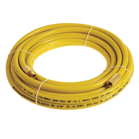 3/8" x 20 ft PVC Coupled Multipurpose Air Hose 300 psi YL