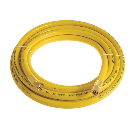 3/8" x 50 ft PVC Coupled Multipurpose Air Hose 300 psi YL
