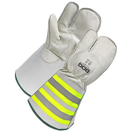 Cut-Resistant Leather Gloves, Cut Level A7 ,Uncoated ,L 1 PR