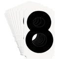 NumberLabel,Polyester,4-3/4inH,3inW,PK10