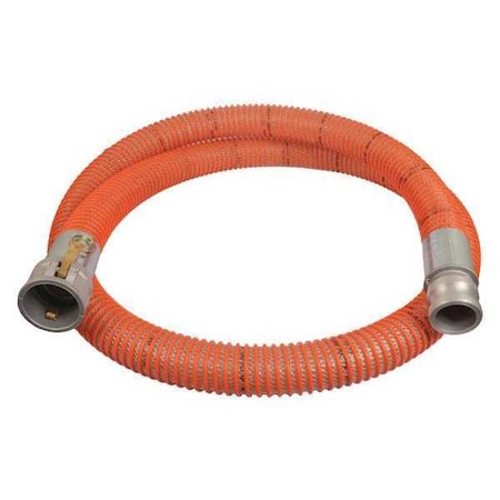 4" ID x 20 ft PVC Water Suction Hose Clear/OR