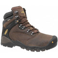 Men's 6-Inch Work Boot, 7 1/2 EE, Steel Toe, 6 in H, Brown, 1015401