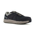 Men's Athletic Shoe, 8 1/2 Leather Upper, Steel Toe, 4 in H, Navy, RB3502