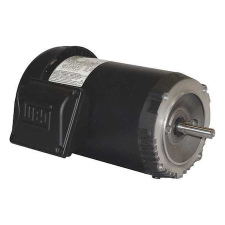 Three-Phase General Purpose Motor, 0.5 HP, 56C Frame, 208-230/460V AC Voltage, 1800 Nameplate RPM