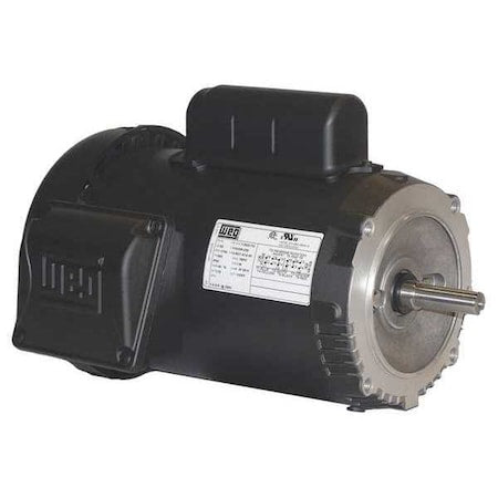 Capacitor-Start General Purpose Motor, 1 hp HP, 115/208-230V AC Voltage, 56C Frame