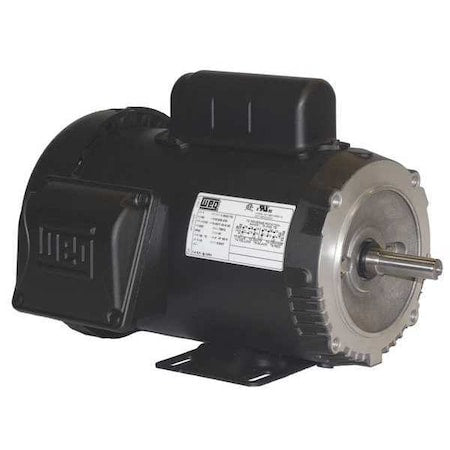 Capacitor-Start/Run General Purpose Motor, 1 hp HP, 115/208-230V AC Voltage, 56C Frame