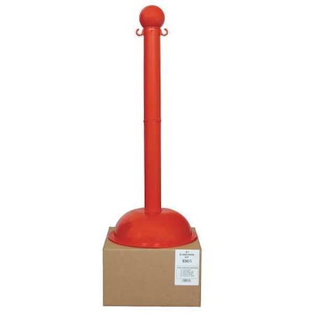 Stanchion,Post Dia. 3",Red