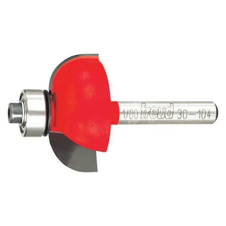 Cove Router Bit,1-1/4 Cutting Dia.