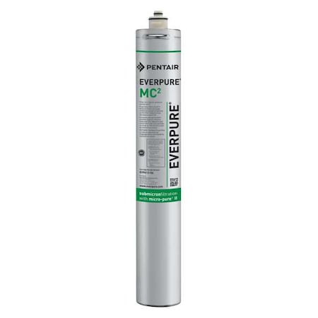 Quick Connect Filter, 1.7 gpm, 0.2 Micron, 3-1/4" O.D., 20 3/4 in H