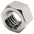 Hex Nut, #6-32, 316 Stainless Steel, Not Graded, Advanced Corrosion Resistance, 7/64 in Ht, 50 PK