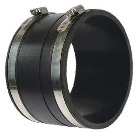Flexible Pipe Straight, PVC, 6 in, 6 in