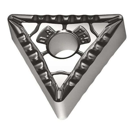 Triangle Turning Insert, Triangle, 3/8 in, TNMG, 0.8 mm, Carbide