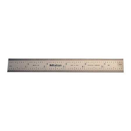 Steel Rule,6" Size,16R Graduation,3/4" W