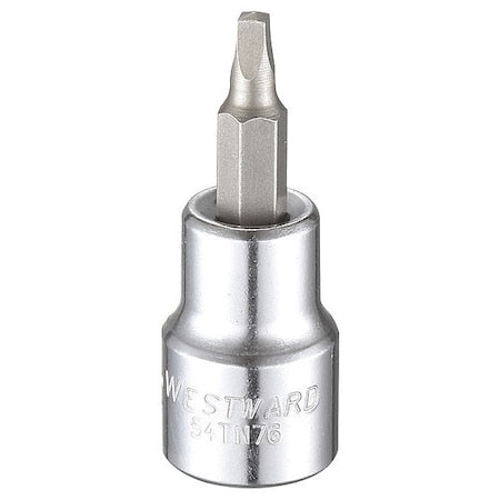 3/8 in Drive Square Socket Bit SAE R2 Tip, 1 13/16 in L