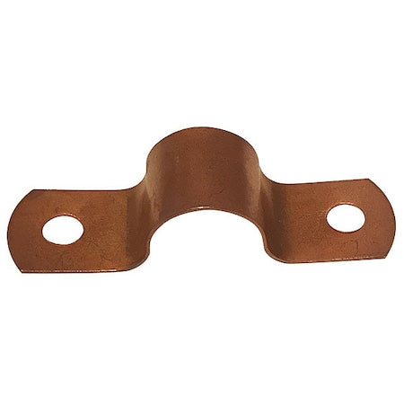 Pipe Strap,Two-Hole,Steel,3/8"Pipe Size