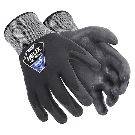 Cut Resistant Coated Gloves, Cut Level A1 ,Dipped ,Foam Nitrile ,Sandy ,XS 1 PR