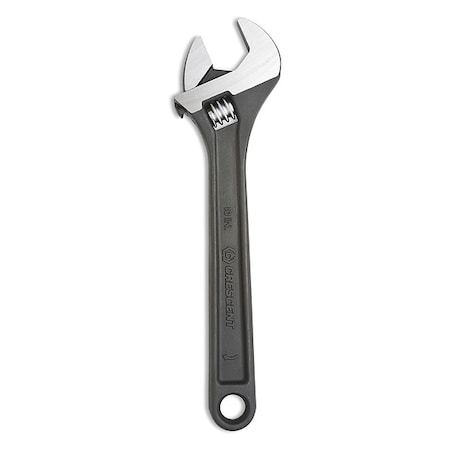10" Adjustable Black Oxide Wrench - Carded