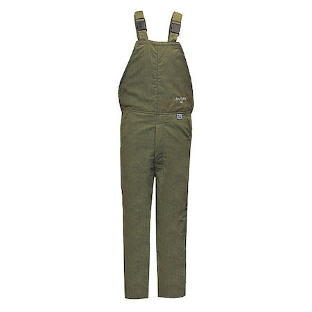 Bib Overalls, 40 cal/sq cm ATPV, 32 in Inseam, RevoLite(TM), Adjustable Strap