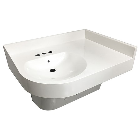 Corner Bathroom Sink,29"x21.75"x22"