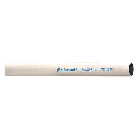 Washdown Hose,3/4" ID x 25 ft.,White