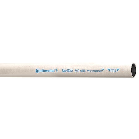 Washdown Hose,3/4" ID x 25 ft.,White