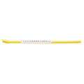 Wire Marker,Ylw,45/64" W,13/64"H,Plastic