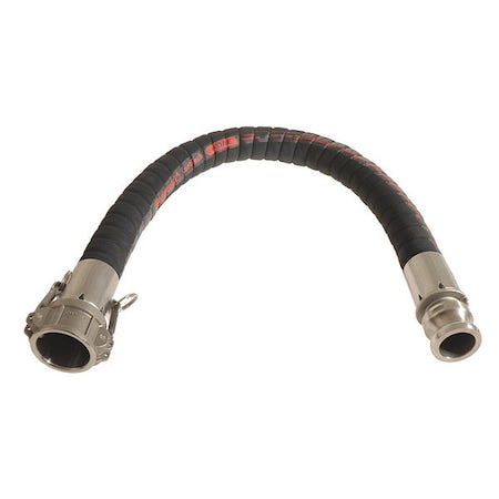 Chemical Hose Assembly,1" ID x 25 ft.