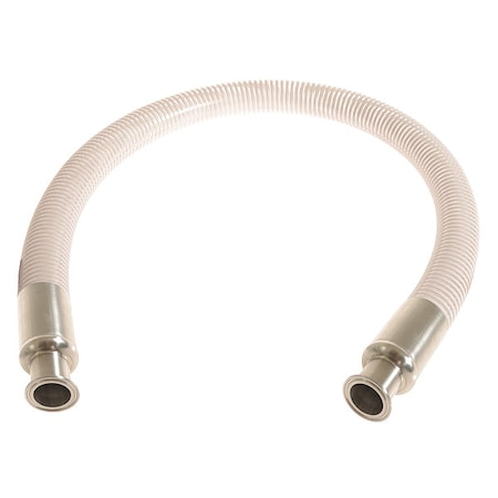 Food Grade Hose,2" ID x 10 ft.,Clear