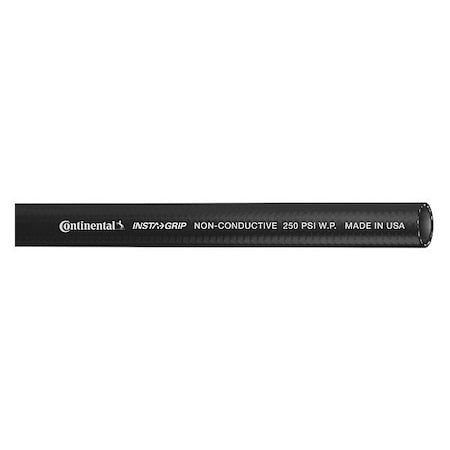 Air Hose,1/4" ID x 15 ft.,Black
