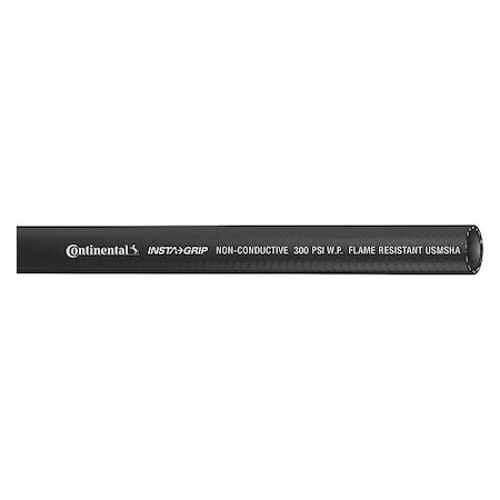 Air Hose,1/4" ID x 100 ft.,Black