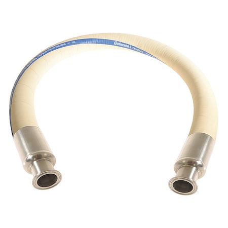 Food Grade Hose,1-1/2" ID x 10 ft.,White
