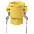CamGrooveCouplng,Threaded,Nylon,Nitrile