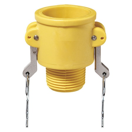 CamGrooveCouplng,Threaded,Nylon,Nitrile