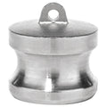 Cam and Groove Fitting, 304SS, DP, 3/4" Adapter Dust Plug