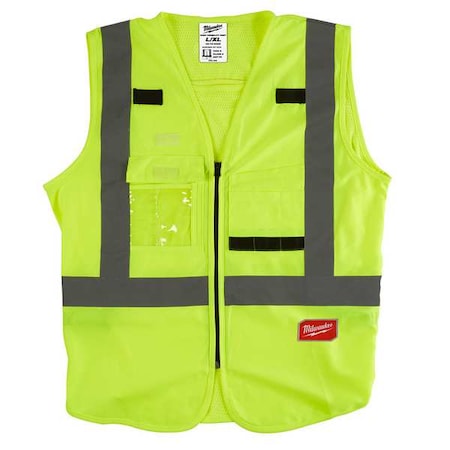 Class 2 High Visibility Yellow Safety Vest - L/XL (CSA)