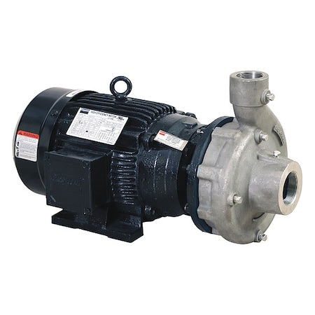 CentrfPmp,3hp,SS,1-1/2",Carbn/Cermic/FKM